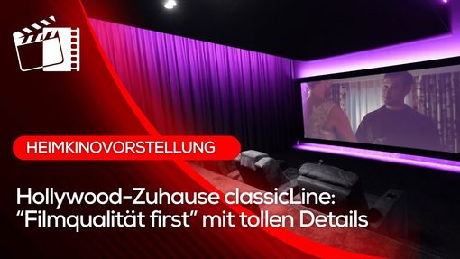 Qualität trifft Liebe: ein auf "Filmqualität first" optimiertes Heimkino mit vielen coolen Details